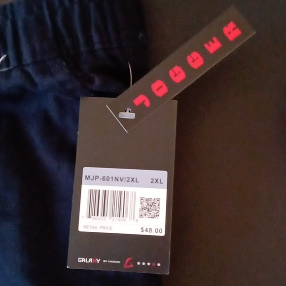 🆕NWT Galaxy Navy blue joggers size 2XL - Picture 7 of 8